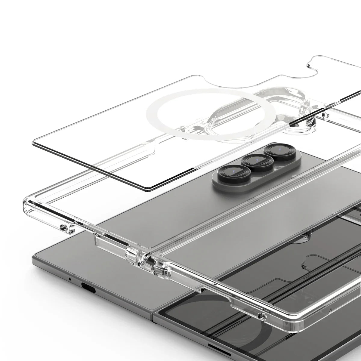 Samsung Z Fold7 Araree Duple Magsafe Case - Clear Samsung Z Fold7 Araree Duple Magsafe Case - Clear